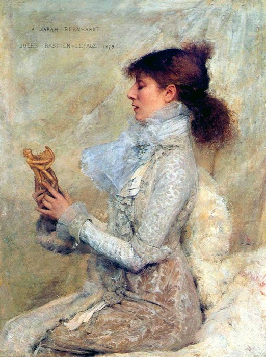 Сара Бернар.(1879). Автор: Jules Bastien-Lepage.