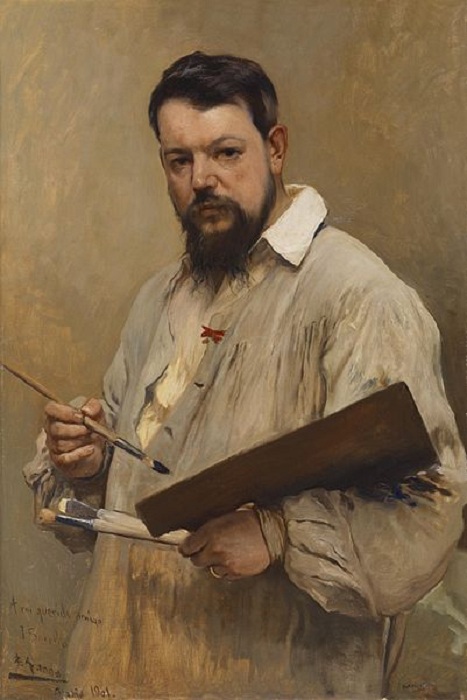 Портрет Хоакина Сорольи. (1901 год). Автор: Хосе Хименес Аранда. 