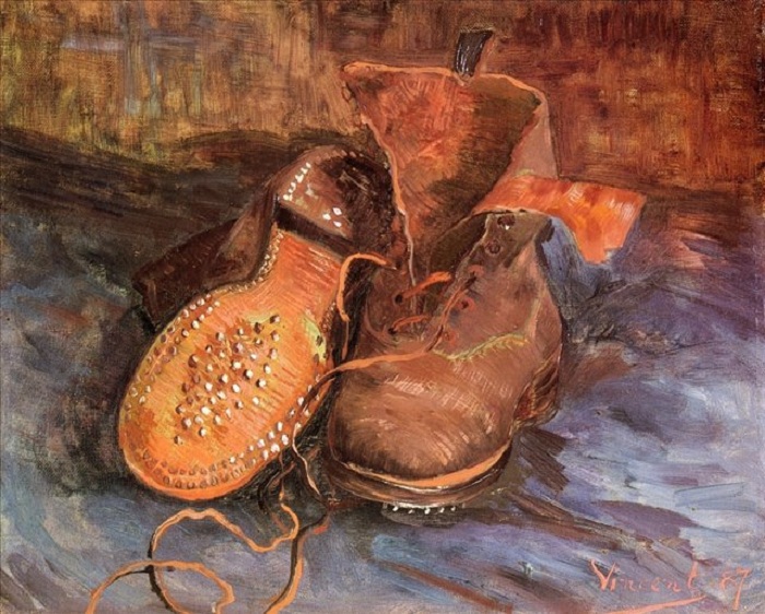 «Пара ботинок». Париж. (1887г.). Холст, масло. (34х41) Балтиморский музей изобразительных искусств. Автор: Винсент Ван Гог.