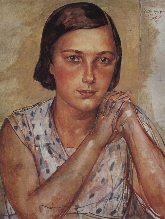 Портрет дочери художника. (1935 год).