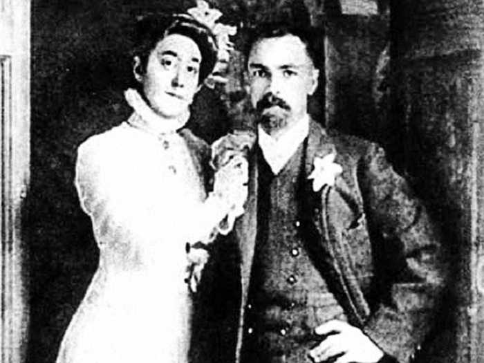 Кузьма Петров-Водкин с женой Марией Федоровной.
