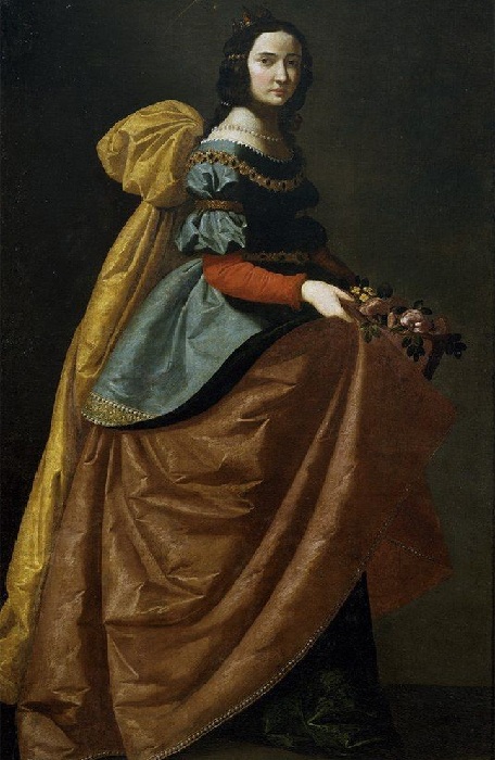 Святая Изабелла Португальская, 1635. Мадрид, Прадо.