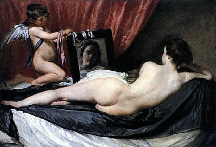  Венера с зеркалом. Автор: Диего Веласкес.