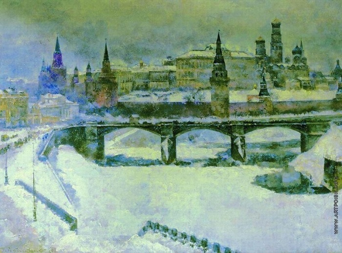 Старый Каменный мост. Москва. Автор: В.В. Рождественский.