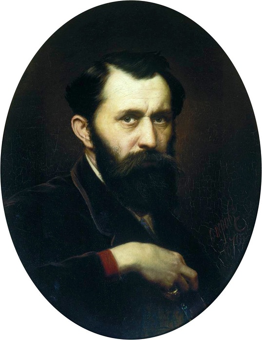  Автопортрет. (1870). Третьяковская галерея.