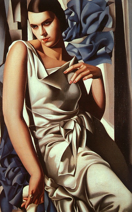 «Портрет мадам М.»($6,1 млн). (1930). Автор: Тамара де Лемпицка.