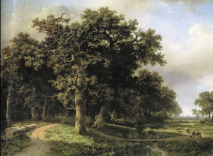 «Пейзаж с ручьем». (Из каталога шведского аукциона) Автор: М.Куккука. 