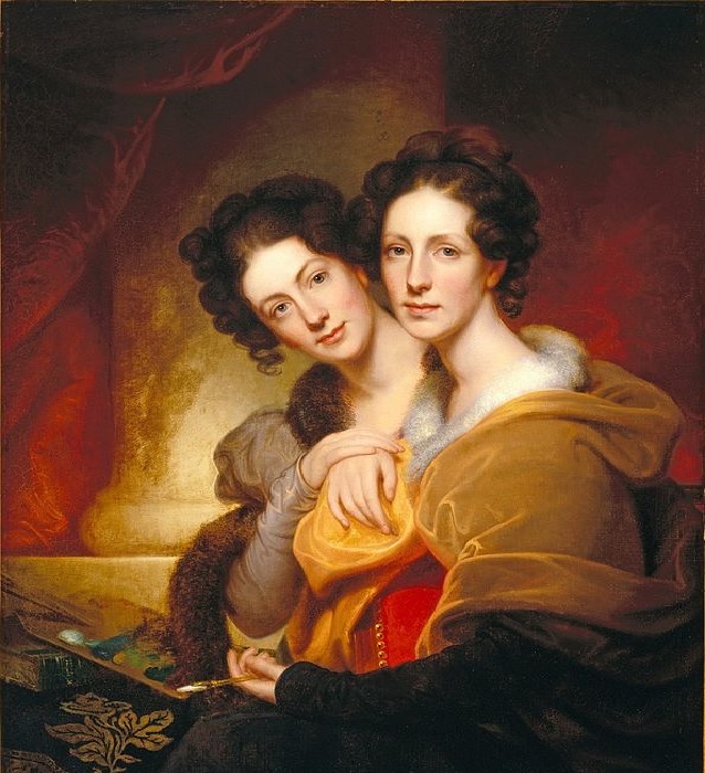 Элеонора и Розальба, дочери художника, ок. 1826 год. Автор: Рембрандт Пил.