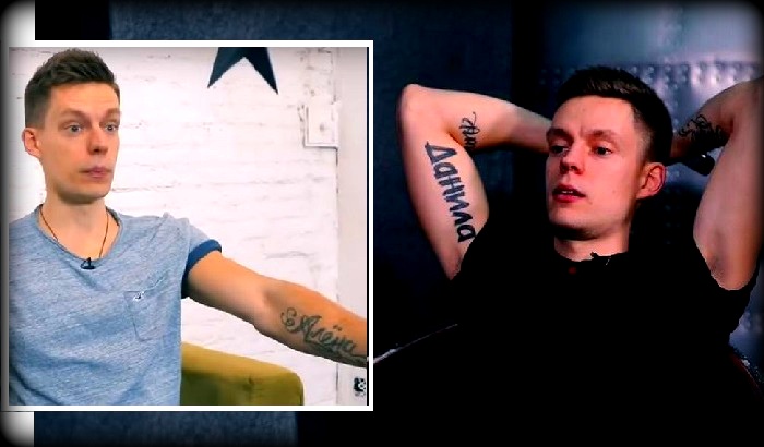  Имена своих отпрысков Дудь увековечил на своих руках в виде татуировок.