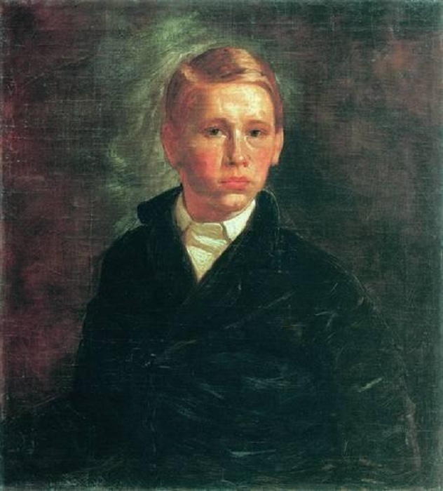 «Автопортрет». (1850). Автор: А.И.Корзухин.