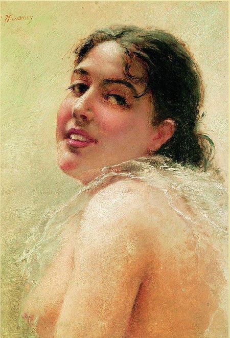 Портрет Юлии  Маковской. (1890). Автор: К.Е. Маковский.