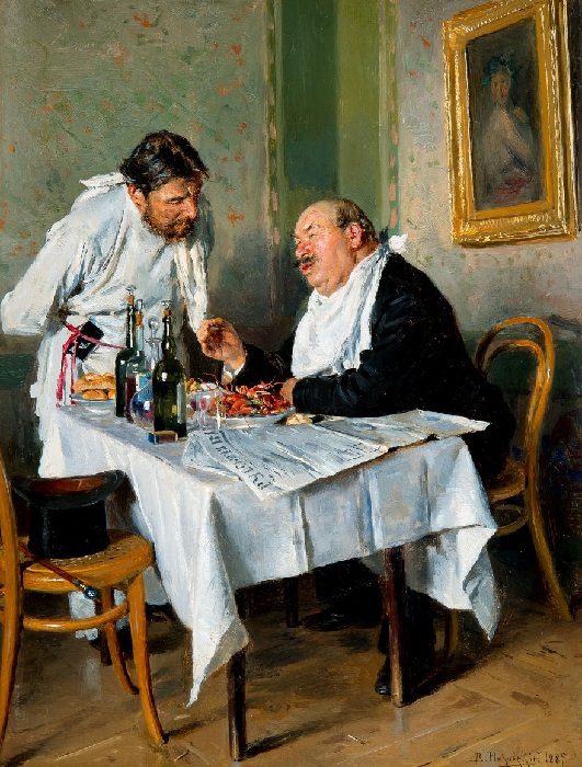 «В трактире». (1887).