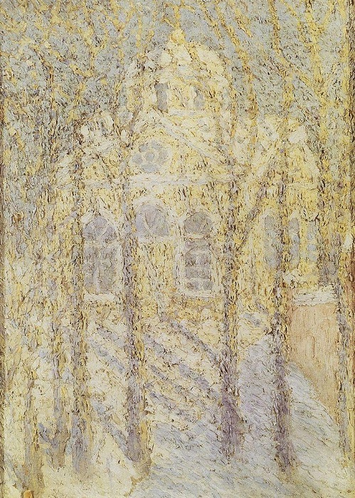  Церковь. (1905). Частная коллекция. Автор: Казимир Малевич