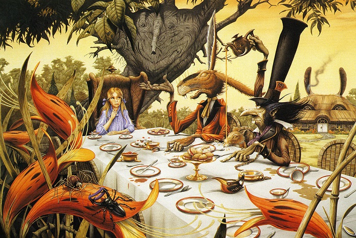 «Алиса в стране чудес». Иллюстрации Родни Мэттьюз. 
