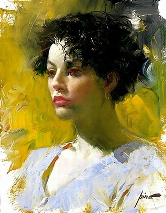 Портретная живопись от Пино Даени.