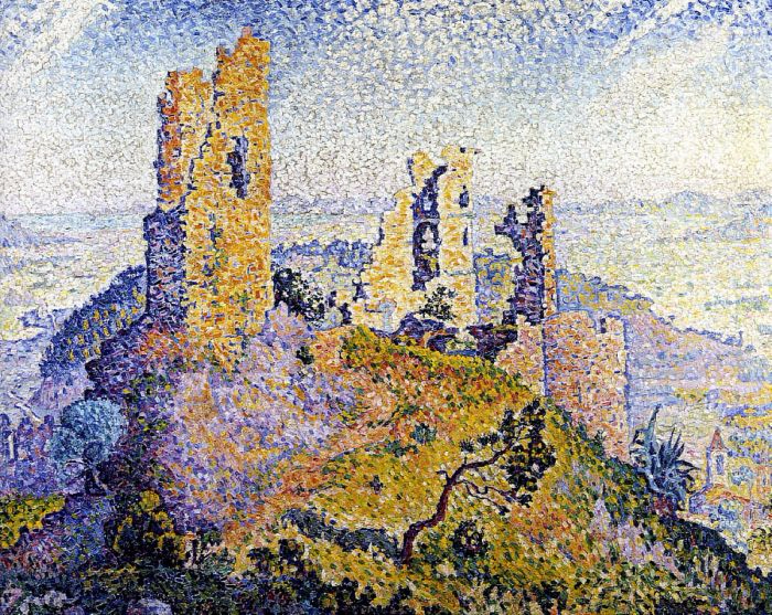 Руины Гримо, 1899. Автор: Поль Синьяк.