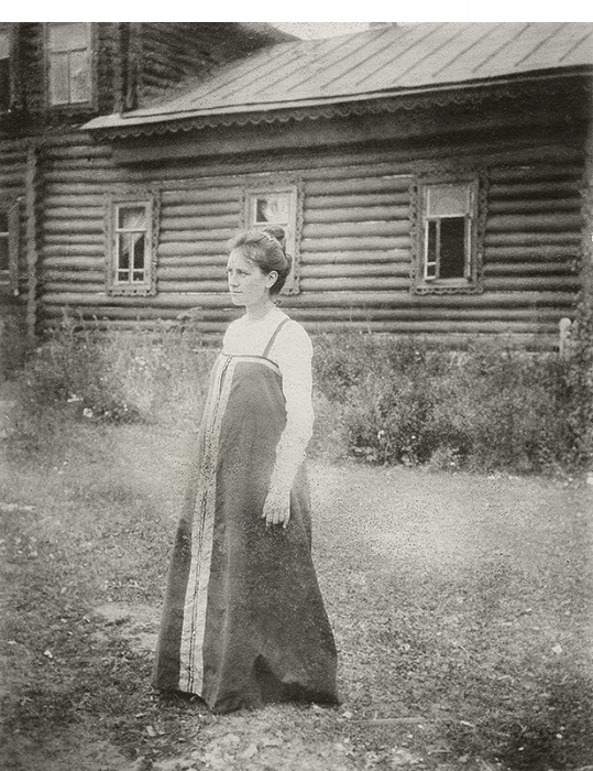 Юлия Кустодиева в Павловском. (июнь - август 1903 год). Кустодиев Борис Михайлович.