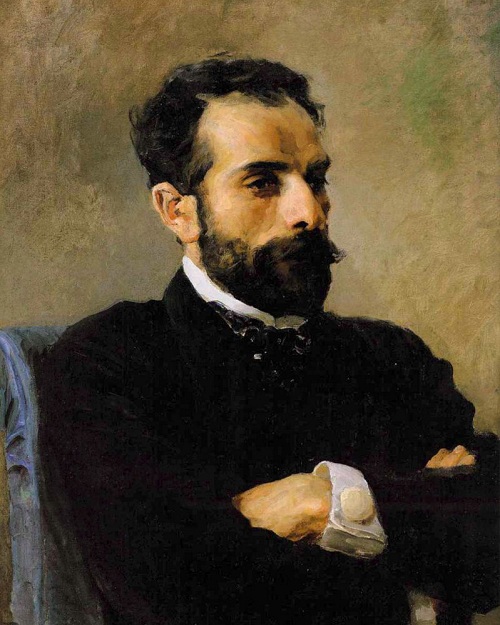 Портрет И.И. Левитана.  (1891). Автор: Василий Поленов