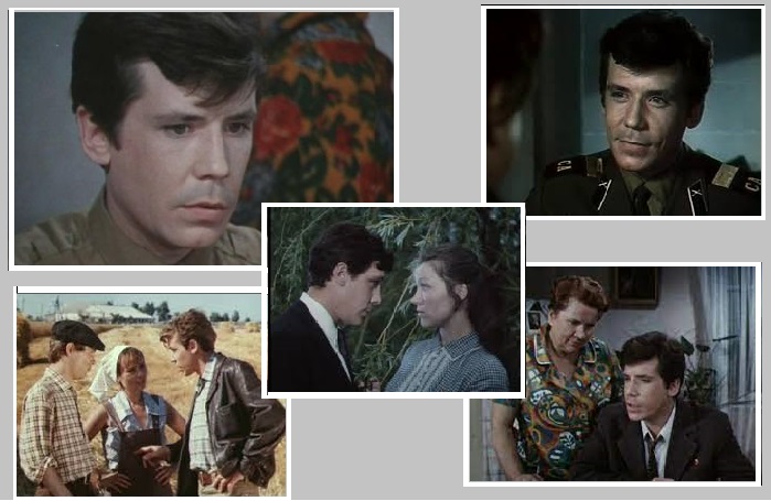 Кадры из кинофильма «Юркины рассветы» (1974), в главной роли с Валерием Рыжаковым. 