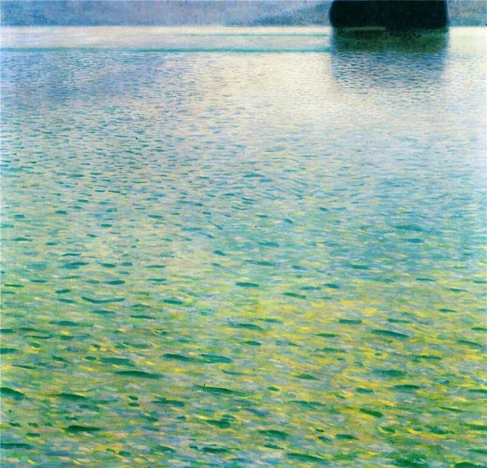 Остров на озере Аттерзе. Автор: Gustav Klimt.