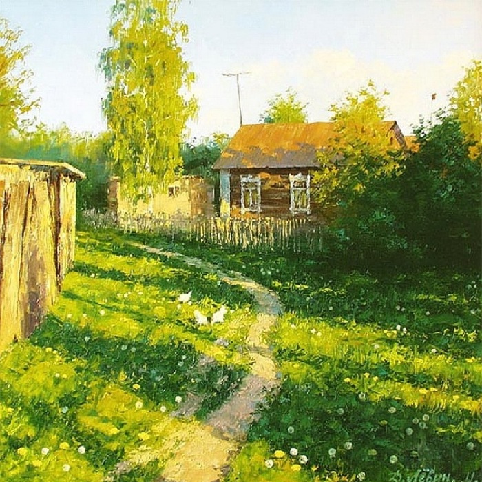 Весна в деревне. Май. Автор: Дмитрий Левин.