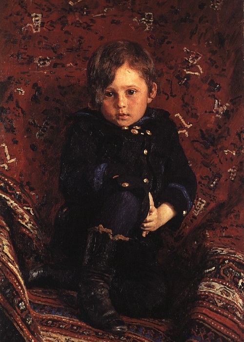 Портрет сына художника, Юрия. Автор: Илья Репин.