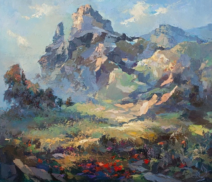 «Солнечный день в горах». Автор: Юрий Козяр.