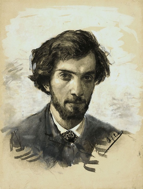  Автопортрет. (1885). Автор:Исаак Левитан.