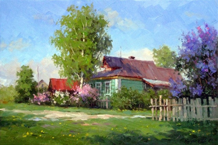 Живописные пейзажи Сергея Крупского.