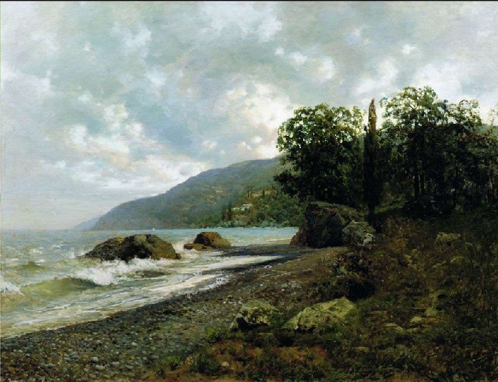 Крымский пейзаж.(1887 год). Автор: Исаак Левитан.