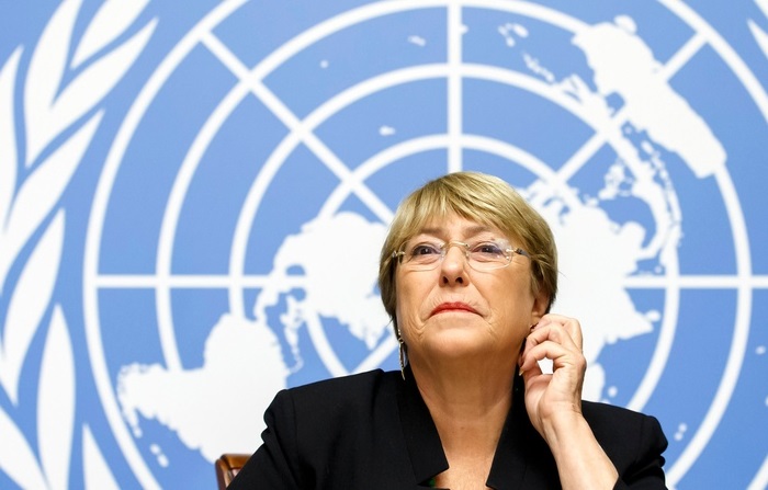 Бачелет на заседании комитета ООН по делам женщин.