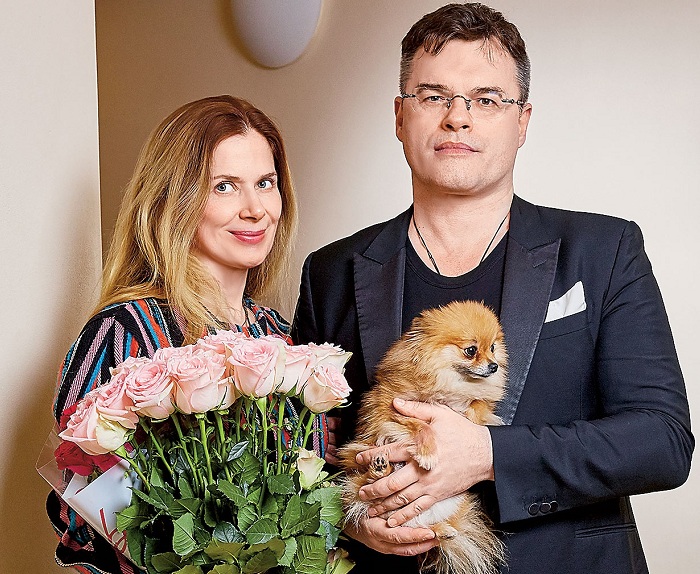 Евгений Дятлов с женой Юлией Джербиновой.