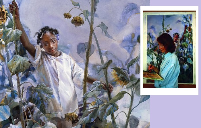Удивительный мир в акварельных портретах американской художницы Мэри Уайт.