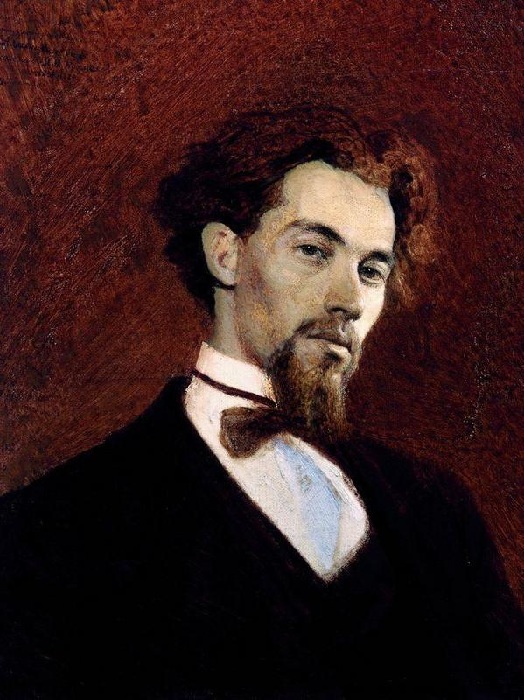  «Портрет художника К.А.Савицкого»(1871 год). Автор: Иван Крамской.