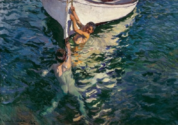 «Белая лодка». Автор: Хоакин Соролья-и-Бастида.
