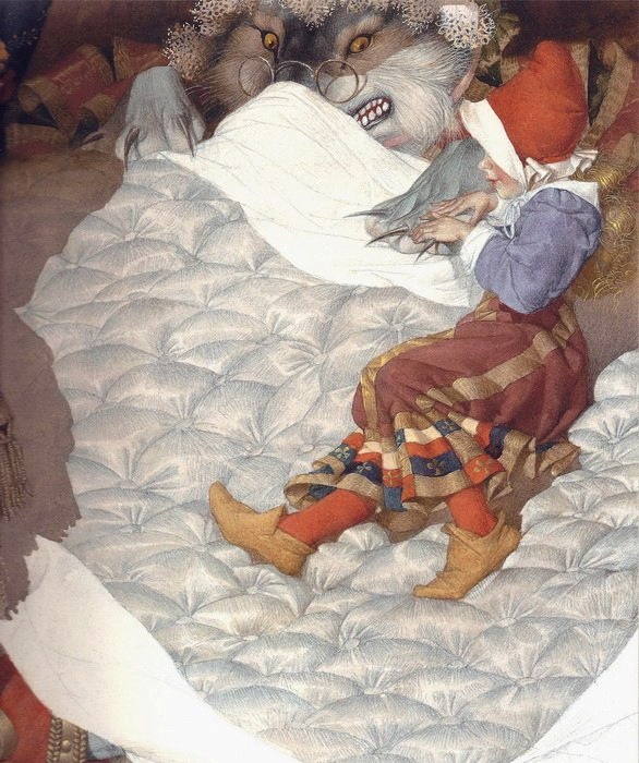 «Красная шапочка». Иллюстрации от Геннадия Спирина.