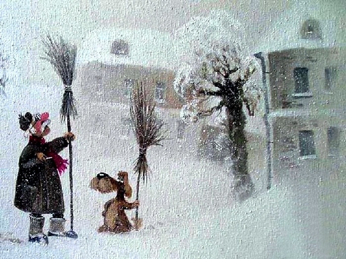 Ух ты… Снег пошел…Автор: Андрей Репников. 
