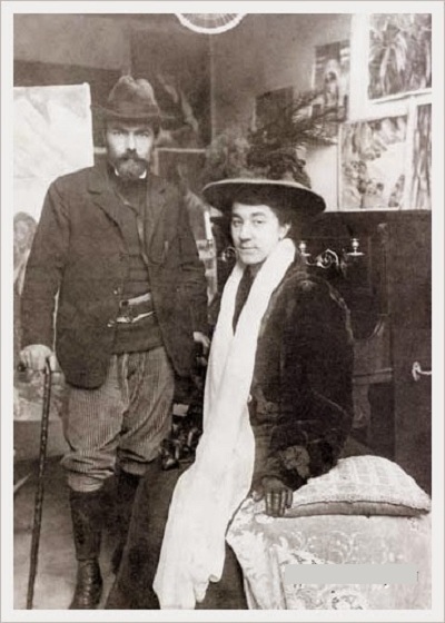  Кузьма Сергеевич и Мария Фёдоровна. Париж. 1908 год.