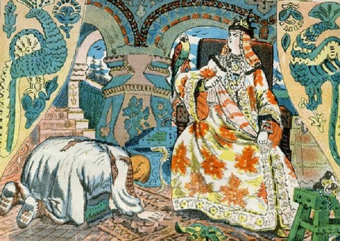 Иллюстрации Татьяны Мавриной к сказкам Пушкина.