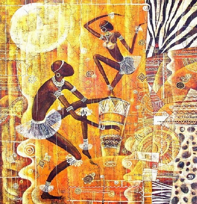 Африканские этнические мотивы от Наталии Шатровой.