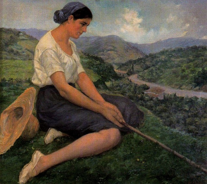 «Пастушка». (1933 год). Автор: Сальвадор Диас Игнасио Руис де Олано.