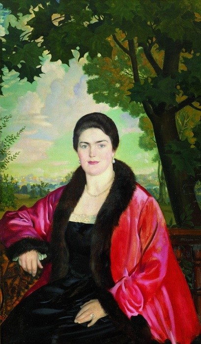 Мария Валентиновна Петцольд. Автор: Борис Кустодиев.