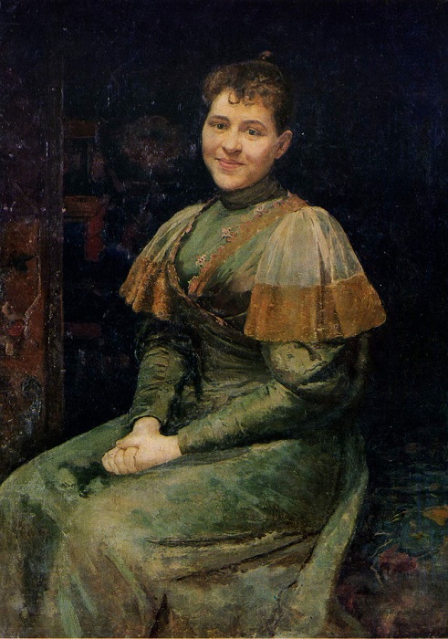 Портрет жены художника, Александры Владимировны Пимоненко.