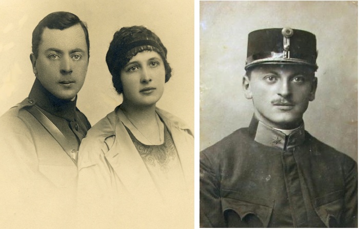 Петр с женой Ольгой. / Тарас Франко 1916 год.