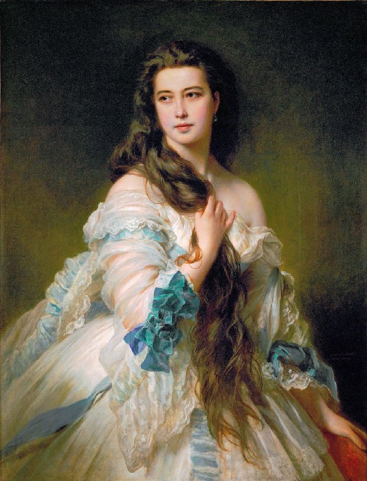 Портрет Варвары Римской-Корсаковой, 1864. Автор: Франц Ксавер Винтерхальтер.