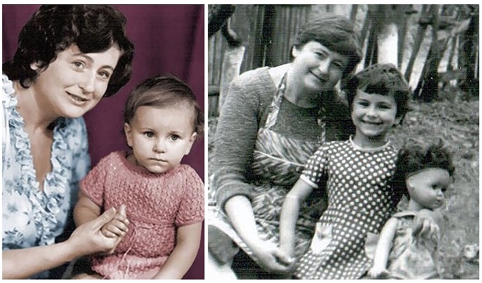 Каролина с мамой Жанной Васильевной.