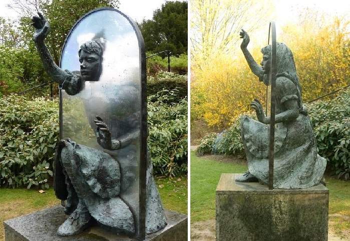 «Алиса в Зазеркалье». Гилфорд. Великобритания. Автор: американский скульптор - Джинна Арджент. 