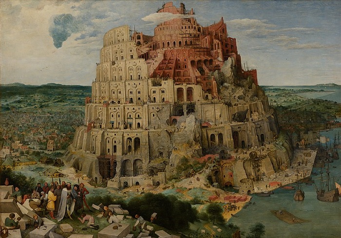 «Вавилонская башня», Питер Брейгель Старший (1563) 114 х 155 см. Дерево, масло. Музей истории искусств, Вена.