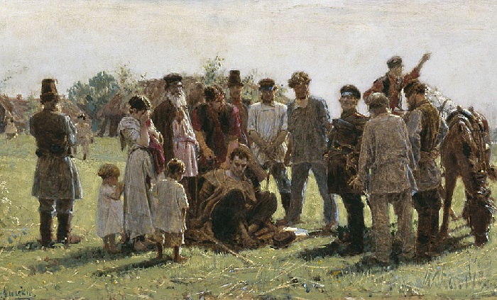 «Беглый» (1883 год). Автор: К.А.Савицкий.