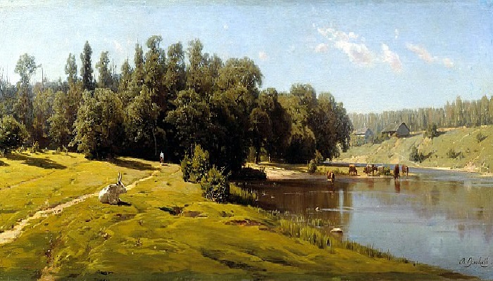 «Полдень». (1880 год). Художник: Владимир Орловский.